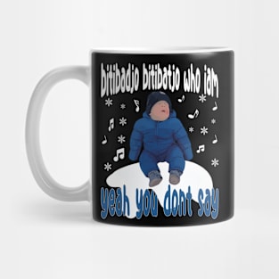 baby song baby in snow Mug